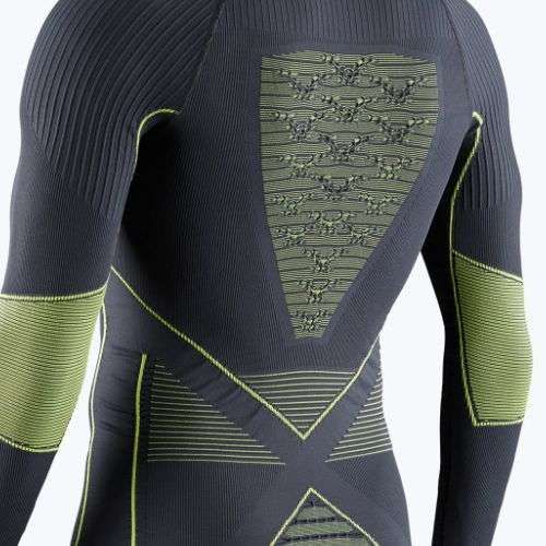 Мъжка термоактивна блуза X-Bionic Energy Accumulator 4.0 charcoal/yellow