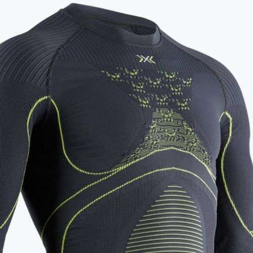 Мъжка термоактивна блуза X-Bionic Energy Accumulator 4.0 charcoal/yellow
