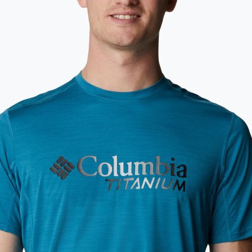 Мъжка тениска за трекинг Titan Pass Graphic Tee blue 1991471