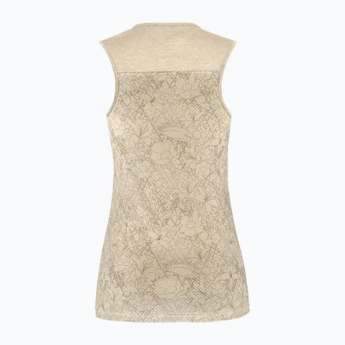 Дамска тениска за трекинг Salewa Puez Graphic Dry Tank beige 00-0000027482