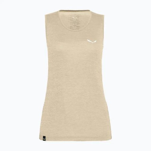 Дамска тениска за трекинг Salewa Puez Graphic Dry Tank beige 00-0000027482