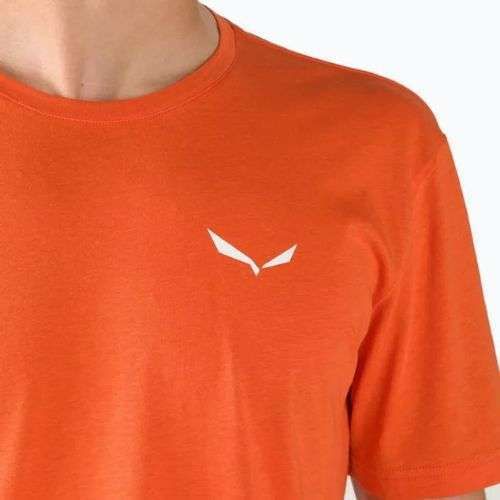 Мъжка тениска за трекинг Salewa Alpine Hemp Logo orange 00-0000028132