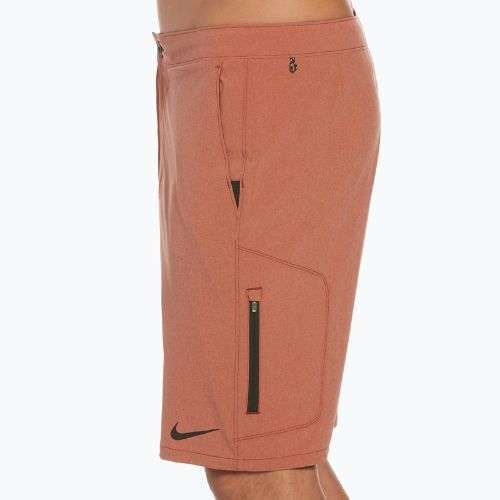 Мъжки хибридни шорти за плуване Nike Flow 9 Orange NESSC515