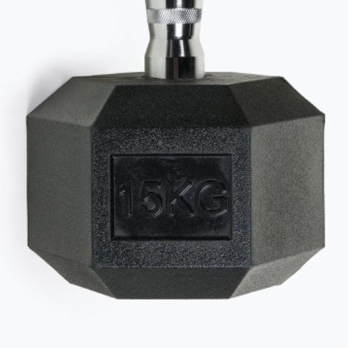 Гумиран дъмбел TREXO Hex HXD150 15 kg