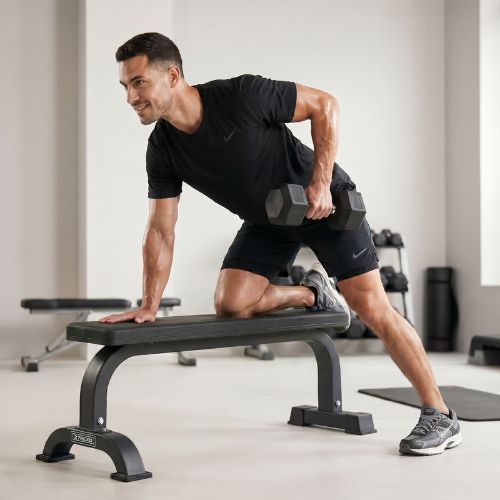 XTREXO Hex 20 кг гумирани дъмбели