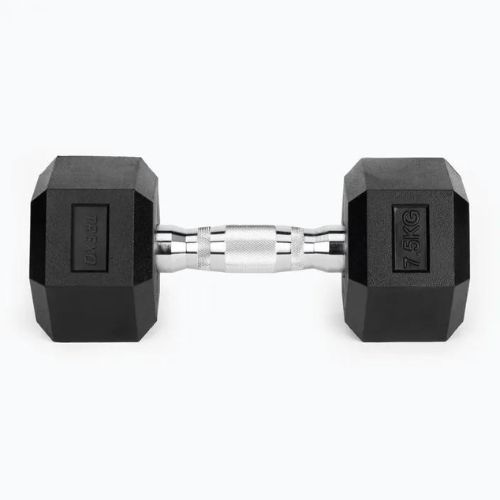 Гумиран дъмбел TREXO Hex HXD75 7.5 kg