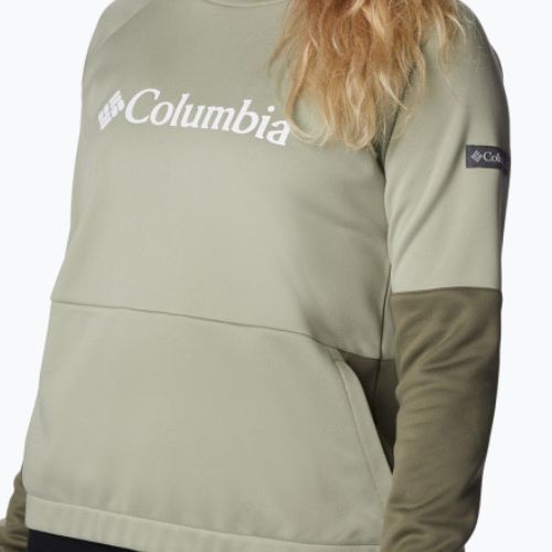 Дамски суитшърт Windgates Crew на Columbia, сафари/каменно зелено