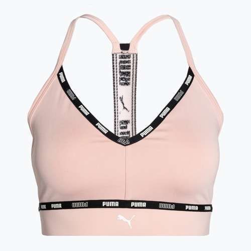 PUMA Low Impact Puma Strong Strappy фитнес сутиен розов 522225 66
