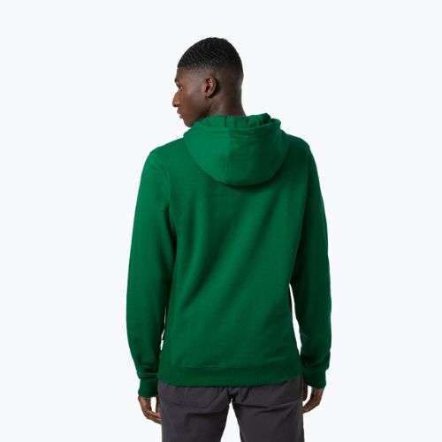 Мъжки потник за трекинг Helly Hansen F2F Organic Cotton Hoodie malachite