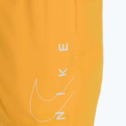 Детски къси панталони за плуване Nike Split Logo 4" Volley laser orange
