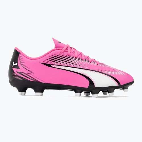 Футболни обувки PUMA Ultra Play FG/AG отровно розово/пума бяло/пума черно