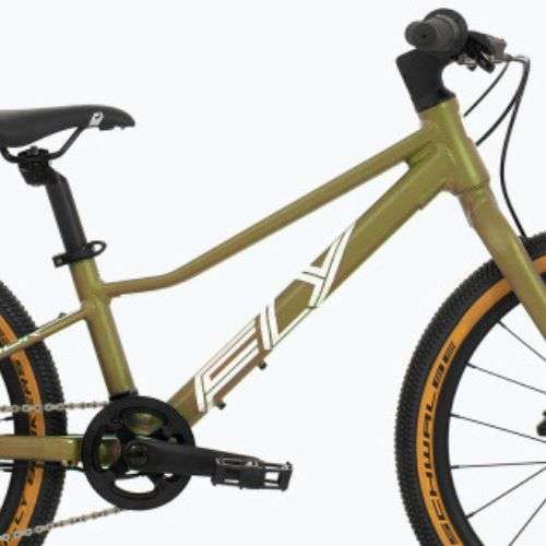 Детски велосипед Superior F.L.Y. 20 DB matte olive metallic/hologram chrome