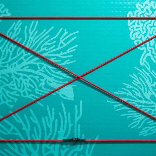 SUP дъска ABSTRACT Coral 10'6“ topaz