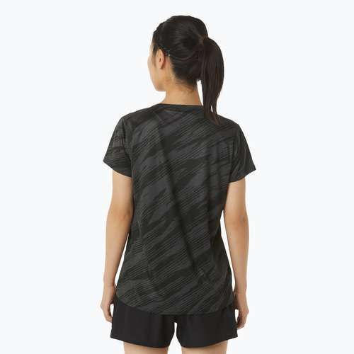 Мъжка тениска за бягане ASICS Core All Over Print graphite grey/performance black