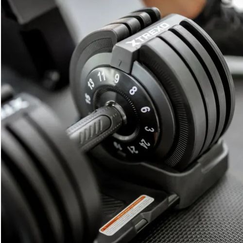 Регулируем дъмбел на TREXO TXO-B4W002 24 кг черен