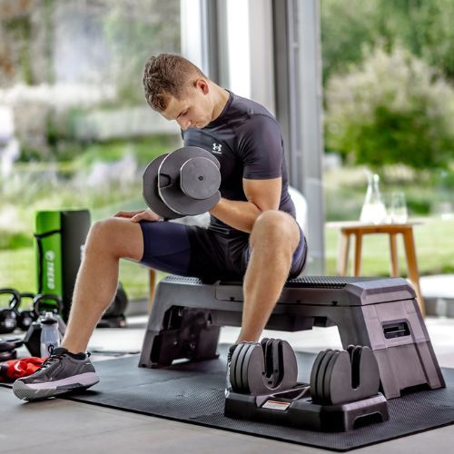 Регулируем дъмбел TREXO TXO-B4W005 32 кг черен