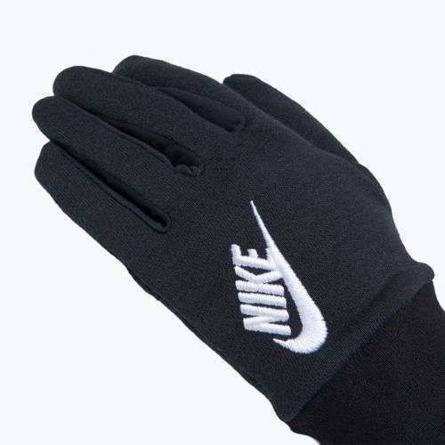 Дамски ръкавици за бягане Nike Club Fleece black/white