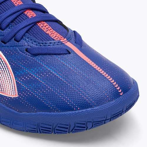 Детски футболни обувки PUMA Ultra 5 Match It + Mid Jr lapis lazuli/puma white/sunset glow