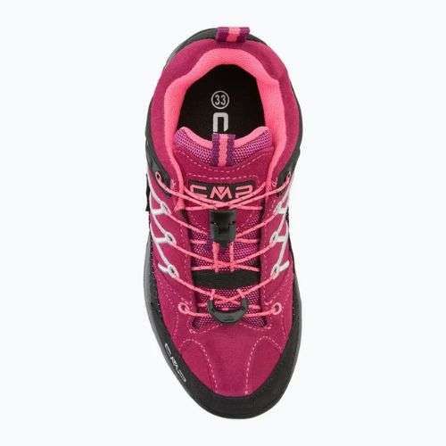 CMP детски ботуши за трекинг Rigel Low Wp berry / pink fluo