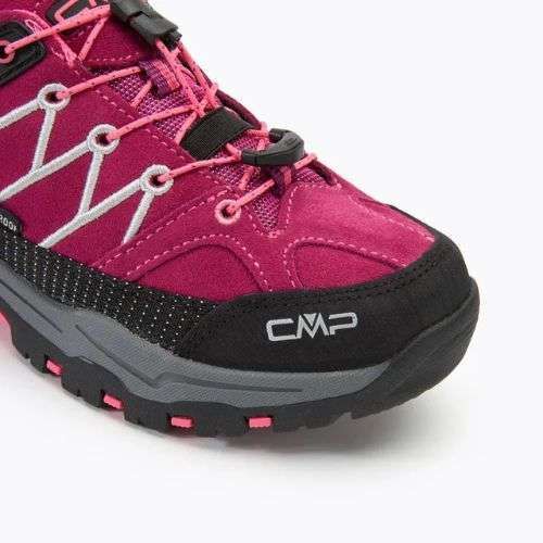 CMP детски ботуши за трекинг Rigel Low Wp berry / pink fluo