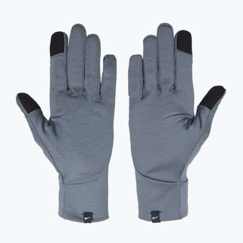 Мъжки ръкавици за бягане Nike Pacer Lightweight RG smoke grey/smoke grey/silver