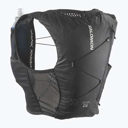 Дамска жилетка за бягане Salomon Active Skin 4 black/metal