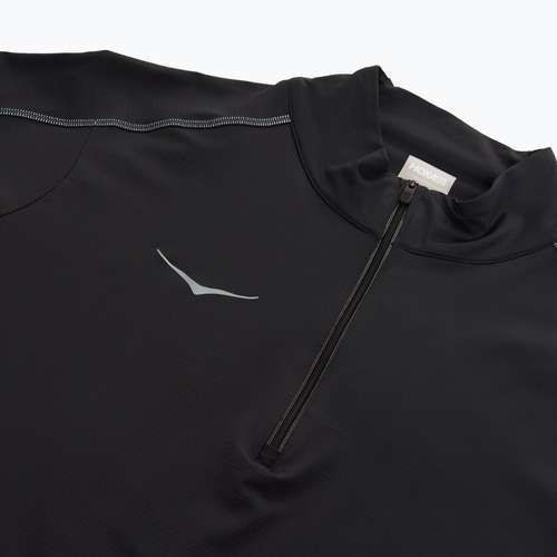 Мъжки суитшърт за бягане HOKA GlideTech Quarter Zip black