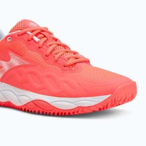 Дамски обувки за тенис Mizuno Wave Enforce Court CC W calypso coral/white/barely pink