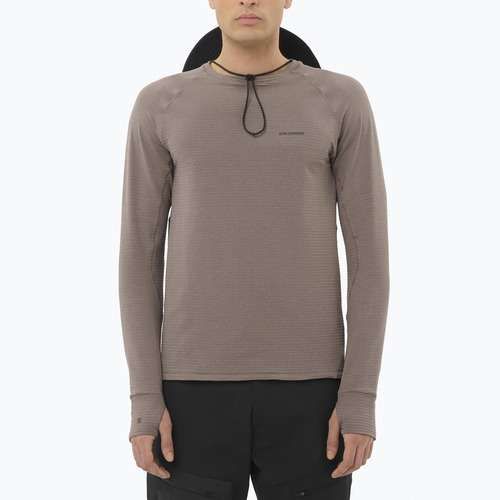 Мъжки суитшърт Salomon Essential Lightwarm CN iron