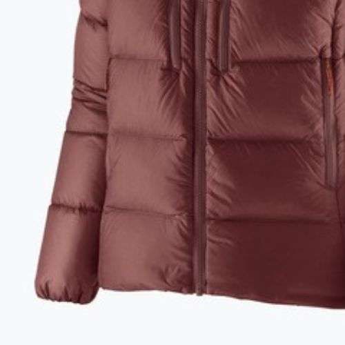 Дамско пухено яке Patagonia Fitz Roy Down Hoody dark ruby w / sizzle red