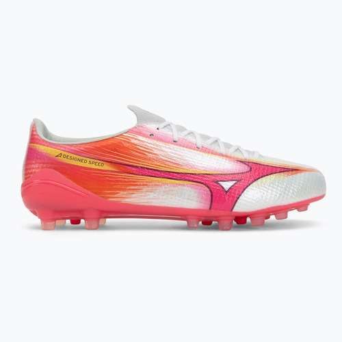 Футболни обувки Mizuno Alpha III Japan AG white/fuchsia purple