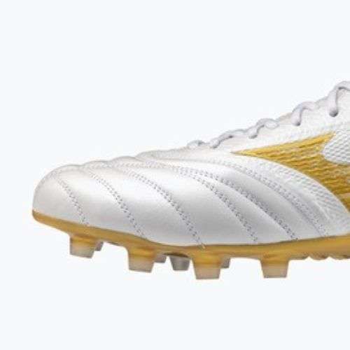 Футболни обувки Mizuno Morelia Neo IV Beta Japan FG white/mp gold/cool gray 3c