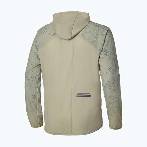 Мъжко яке за бягане Mizuno Active Alpha Hooded elm