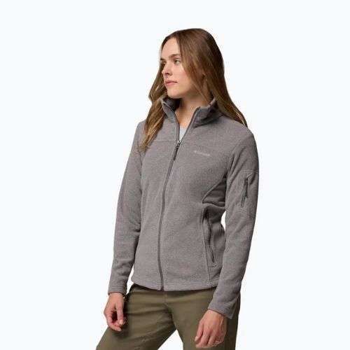Дамски поларен суитшърт Columbia Fast Trek II city grey heather/city grey