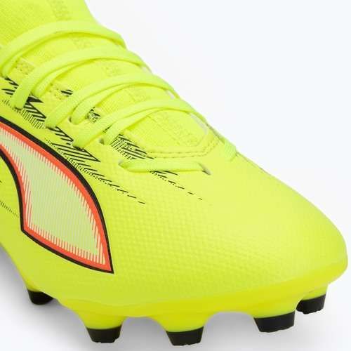 Детски футболни обувки PUMA Ultra 6 Match FG/AG Jr yellow alert/puma black/glowing red/lime squeeze