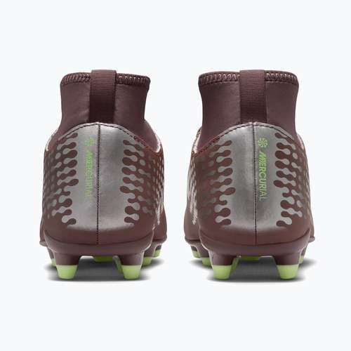 Детски футболни обувки Nike Mercurial Superfly 10 Club „Kylian Mbappé“ Jr FG/MG plum eclipse/metallic silver