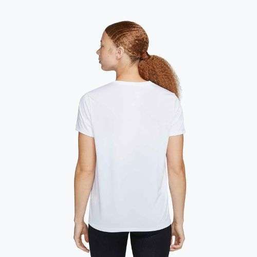 Дамска тениска за тренировка Nike Dri-Fit white/ black