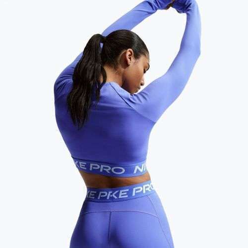 Дамски шорти Nike Pro Mid-Rise Biker 3" sapphire/white