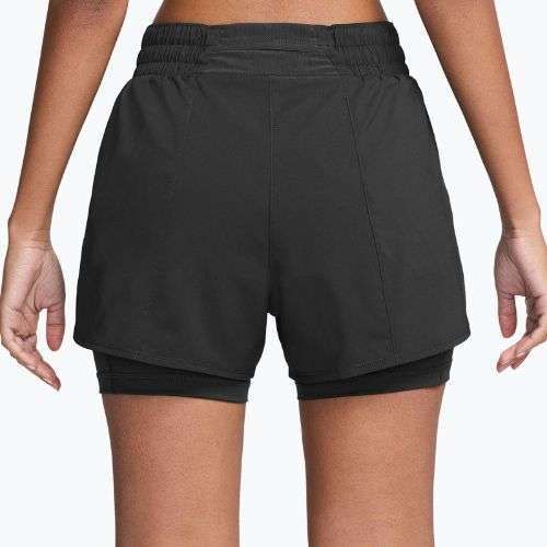 Дамски шорти Nike One Dri-Fit High-Waisted 3“ 2In1 black/white