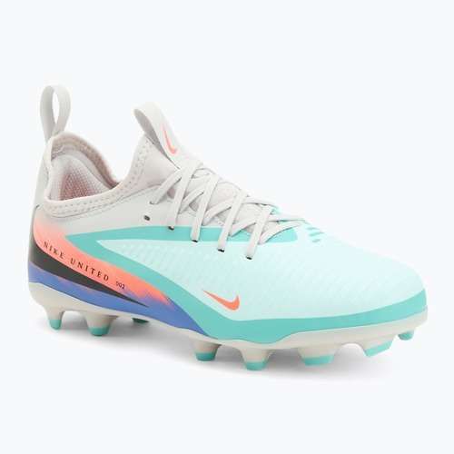 Мъжки футболни обувки Nike United Phantom 6 Low Academy Jr FG/MG pistachio frost/hyper orange