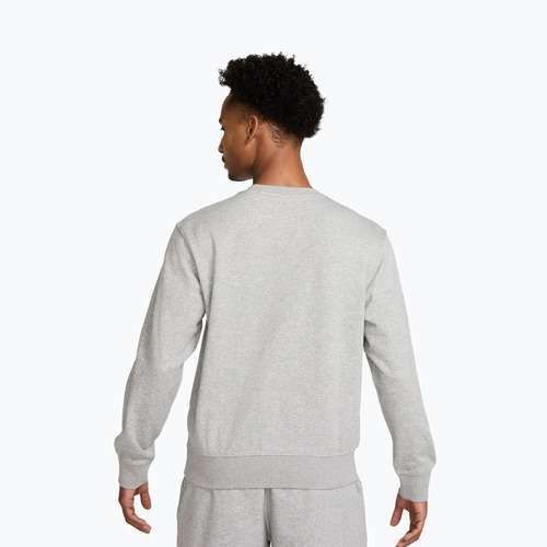 Мъжки суитшърт Nike Club French Terry Crew dark grey heather/white