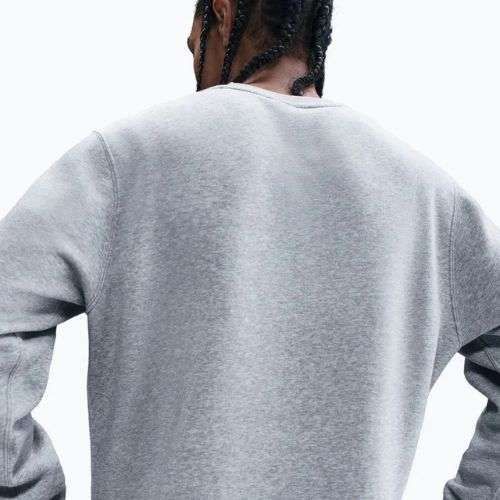 Мъжки суитшърт Nike Sportswear Club Graphic Fleece Crew dark grey heather/white