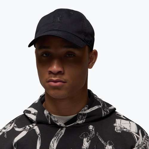 Шапка с козирка Jordan Club Unstructured Curved-Bill black/black