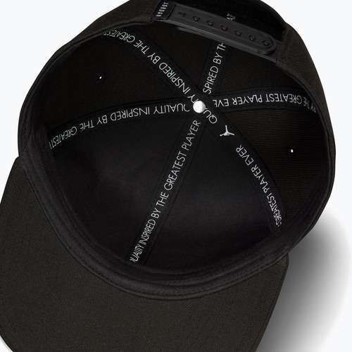 Шапка с козирка Jordan Rise Structured Curved-Bill black/white
