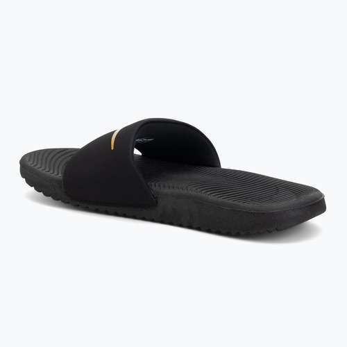Детски чехли Nike Kawa black/metallic gold