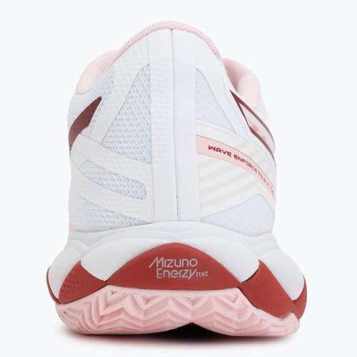 Дамски тенис обувки Mizuno Wave Enforce Tour 2 CC white/pinkesque/barbados/cherr