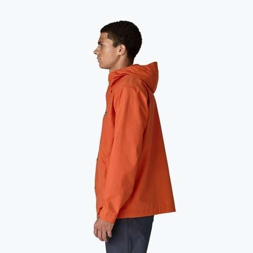 Мъжко яке за дъжд Patagonia Outdoor Everyday Rain coal orange