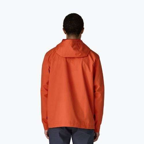 Мъжко яке за дъжд Patagonia Outdoor Everyday Rain coal orange