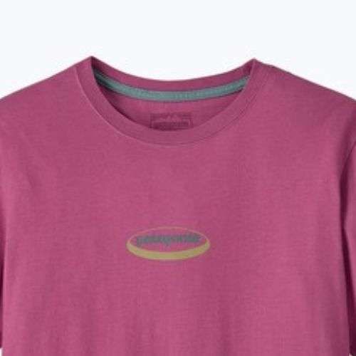 Мъжка тениска Patagonia '95 Oval Logo faded magenta