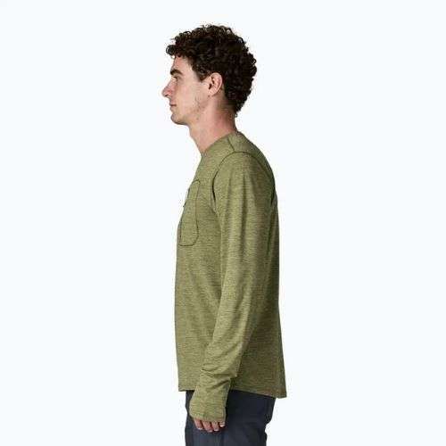 Мъжка блуза с дълъг ръкав Patagonia Capilene Cool Sun caper green/buckhorn green x-dye